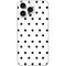 White and Black Polka Dots iPhone 16 Pro Max Skin