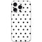White and Black Polka Dots iPhone 16 Pro Skin