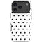 White and Black Polka Dots iPhone 18 Pro Max Impact Case