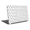 White and Black Polka Dots Dell Latitude Skin