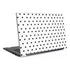 White and Black Polka Dots Dell Latitude Skin