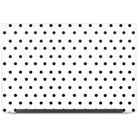 White and Black Polka Dots Dell Latitude Skin
