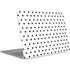 White and Black Polka Dots Apple MacBook Air Skin