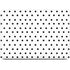 White and Black Polka Dots Apple MacBook Air Skin