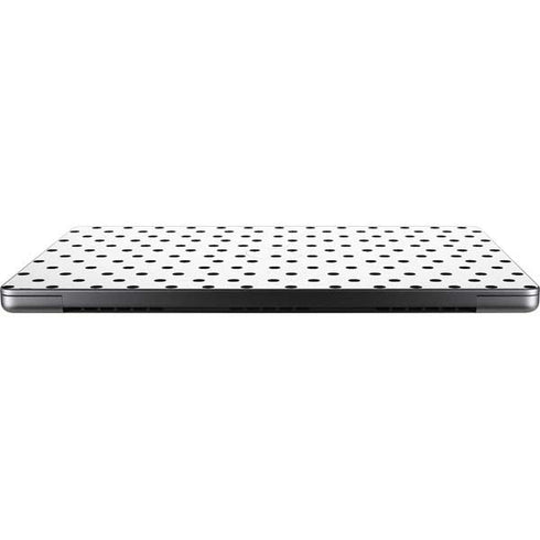 White and Black Polka Dots Apple MacBook Pro 14-inch Skin