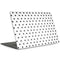 White and Black Polka Dots MacBook Skins