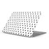White and Black Polka Dots Apple MacBook Pro 16-inch Skin