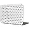 White and Black Polka Dots MacBook Cases