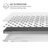 White and Black Polka Dots MacBook Cases