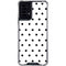 White and Black Polka Dots Moto G Power 5G (2024) Clear Case