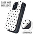 White and Black Polka Dots Otterbox Defender iPhone Skin