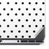 White and Black Polka Dots Dell Precision Skin