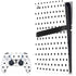 White and Black Polka Dots PS5 Pro Bundle Skin