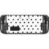 White and Black Polka Dots Steam Deck Handheld Gaming Computer Skin