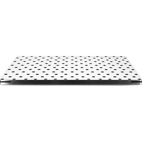 White and Black Polka Dots Dell XPS Skin