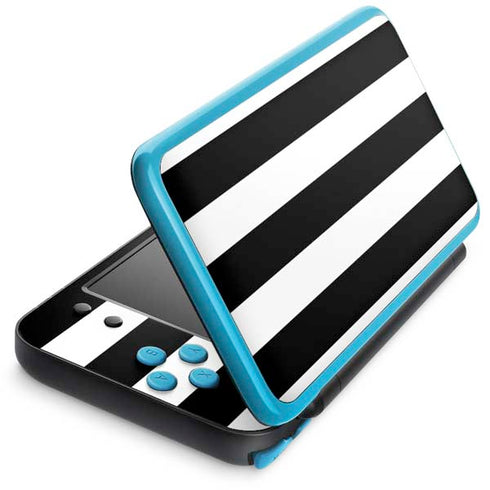 White and Black Stripes Nintendo Skins