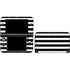 White and Black Stripes Nintendo Skins