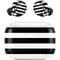 White and Black Stripes Amazon Echo Buds Skin