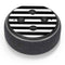 White and Black Stripes Amazon Echo Dot Skin