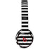 White and Black Stripes Beats Solo 3 Wireless Skin