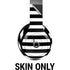 White and Black Stripes Beats Solo 4 Wireless Headphones Skin