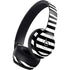 White and Black Stripes Beats Solo 4 Wireless Headphones Skin