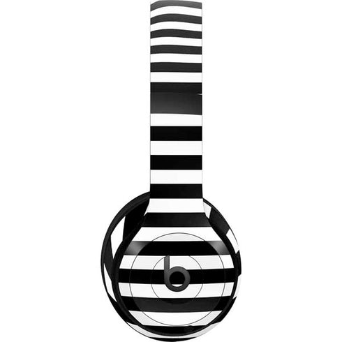 White and Black Stripes Beats Studio Pro Wireless Headphones Skin