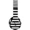 White and Black Stripes Beats Studio Pro Wireless Headphones Skin