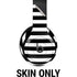 White and Black Stripes Beats Studio Pro Wireless Headphones Skin