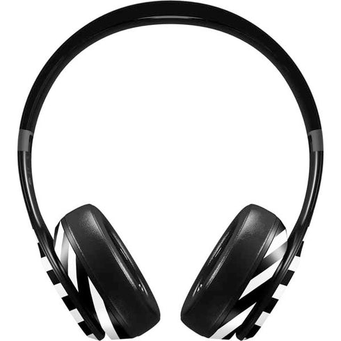 White and Black Stripes Beats Studio Pro Wireless Headphones Skin