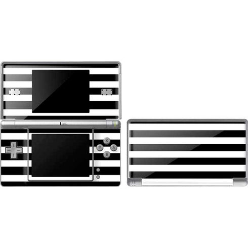 White and Black Stripes Nintendo Skins