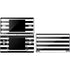 White and Black Stripes Nintendo Skins