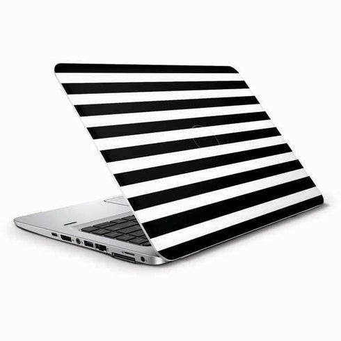 White and Black Stripes HP Elitebook Skin