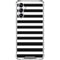 White and Black Stripes Gabb Phone 4 Clear Case