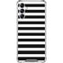 White and Black Stripes Gabb Phone 4 Clear Case
