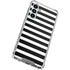 White and Black Stripes Galaxy A16 5G Clear Case
