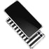 White and Black Stripes Galaxy A16 5G Clear Case