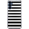 White and Black Stripes Galaxy A35 5G Clear Case