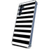 White and Black Stripes Galaxy A35 5G Clear Case