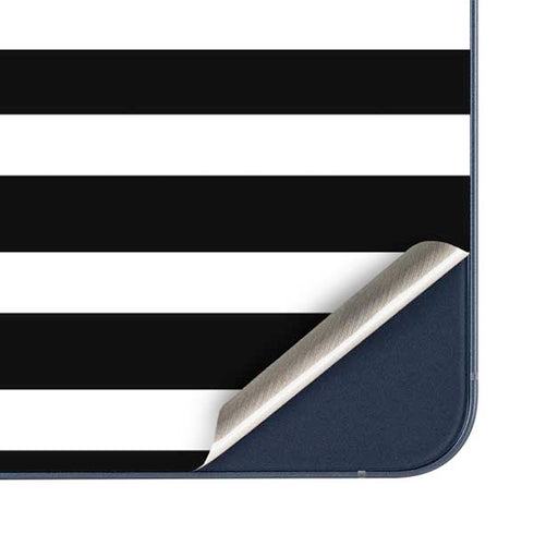 White and Black Stripes Galaxy A35 5G Skin