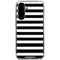 White and Black Stripes Galaxy A36 5G Clear Case