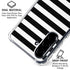 White and Black Stripes Galaxy A36 5G Clear Case