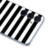 White and Black Stripes Galaxy A36 5G Skin