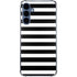 White and Black Stripes Galaxy A55 5G Clear Case