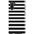 White and Black Stripes Galaxy Cases