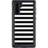 White and Black Stripes Galaxy Cases
