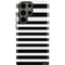 White and Black Stripes Galaxy S23 Ultra Pro Case