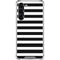 White and Black Stripes Galaxy S24 FE Clear Case