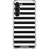 White and Black Stripes Galaxy S24 FE Clear Case
