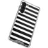 White and Black Stripes Galaxy S24 FE Clear Case